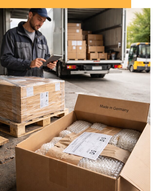 Доставка грузов из Германии от 48299 руб с таможенным оформлением