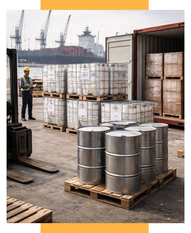 Доставка химического сырья из Индии от 268325 р. | СетСервис-Прт