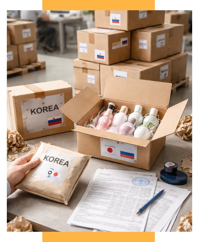 Доставка косметики из Кореи от 9123 р. под ключ | СетСервис-Прт
