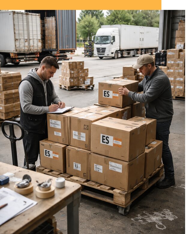 Доставка грузов в Испанию автотранспортом от 37566 руб