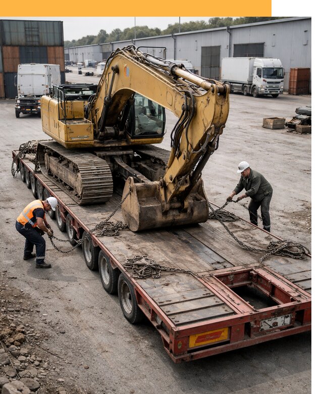 Перевозка спецтехники по России и миру от 48299 руб