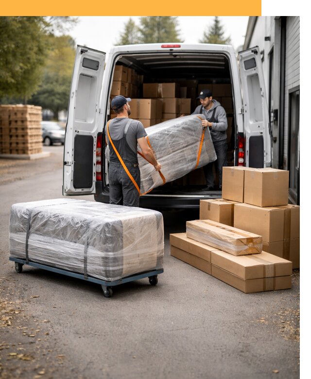 Перевозка мебели по России и за рубеж с таможней от 8050