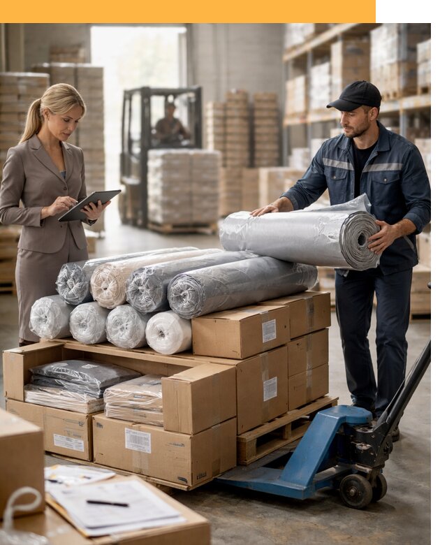 Перевозка текстиля по миру от 16100 руб. с таможней и страхованием