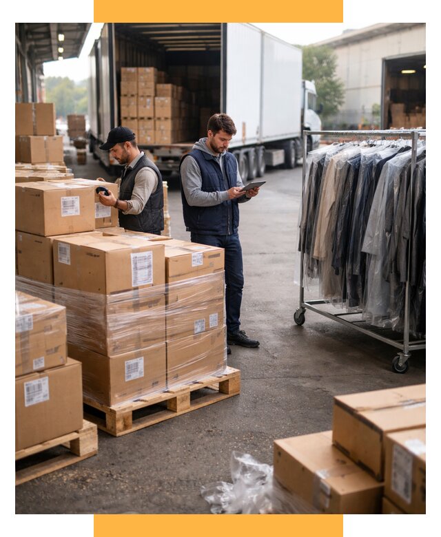 Перевозка и доставка одежды из Китая от 8050 р., СетСервис-Прт