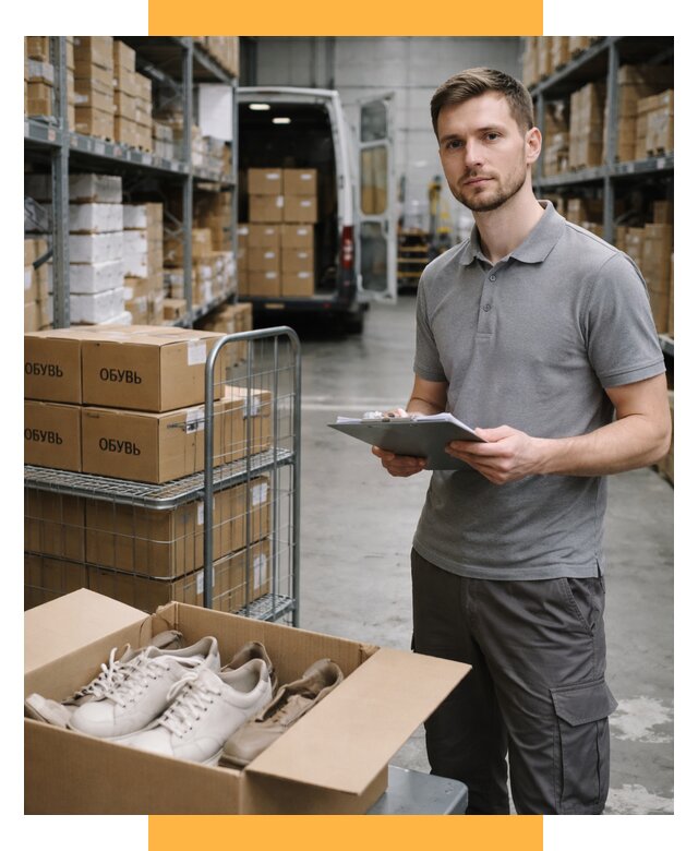 Доставка обуви из Китая и Турции от 4830 р. СетСервис-Прт