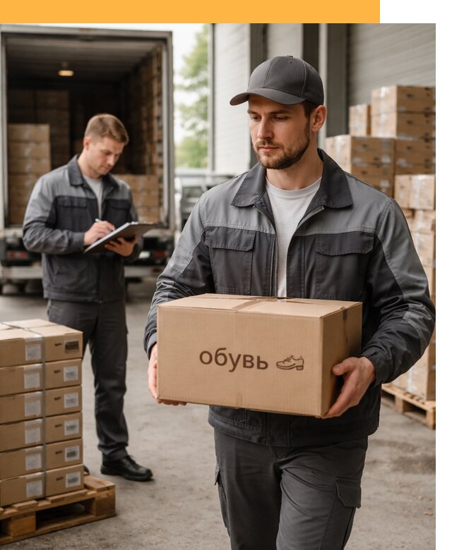 Международная перевозка обуви с таможенным оформлением от 4830