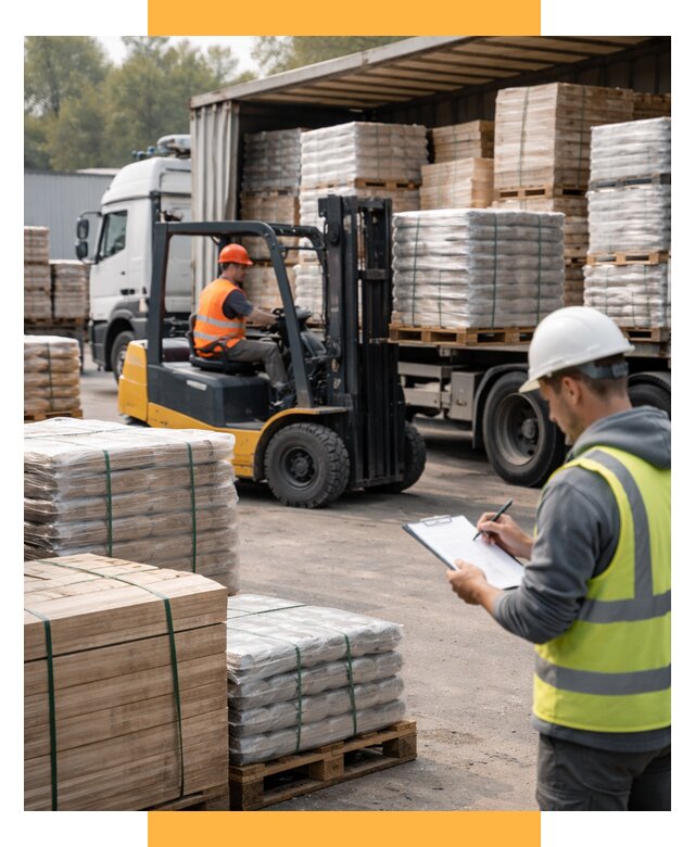 Перевозка строительных материалов от 5903 р. | СетСервис-Прт