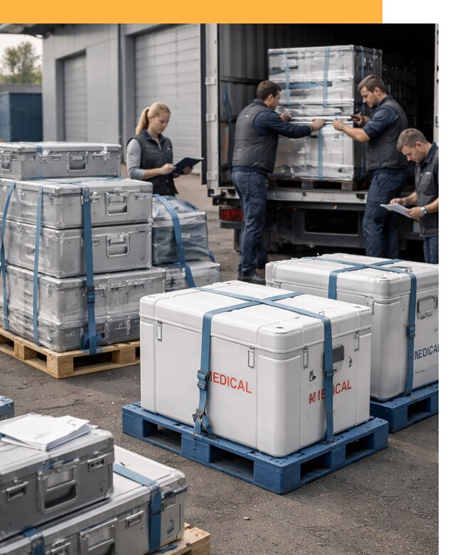 Перевозка медицинского оборудования по всему миру от 16100 руб
