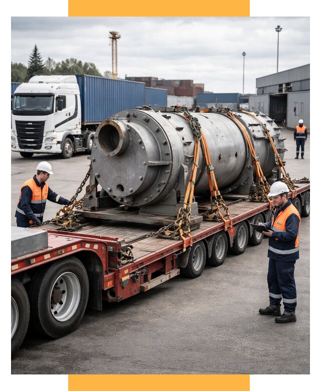 Перевозка тяжеловесных грузов под ключ от 160995 р. | СетСервис-Прт