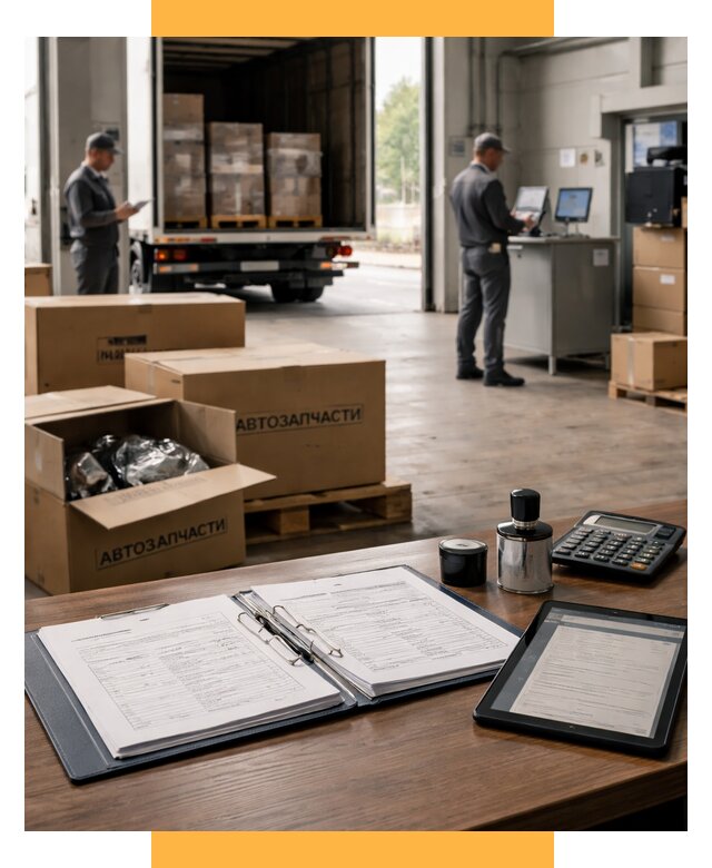 Таможенное оформление автозапчастей под ключ от 9123 р., СетСервис-Прт