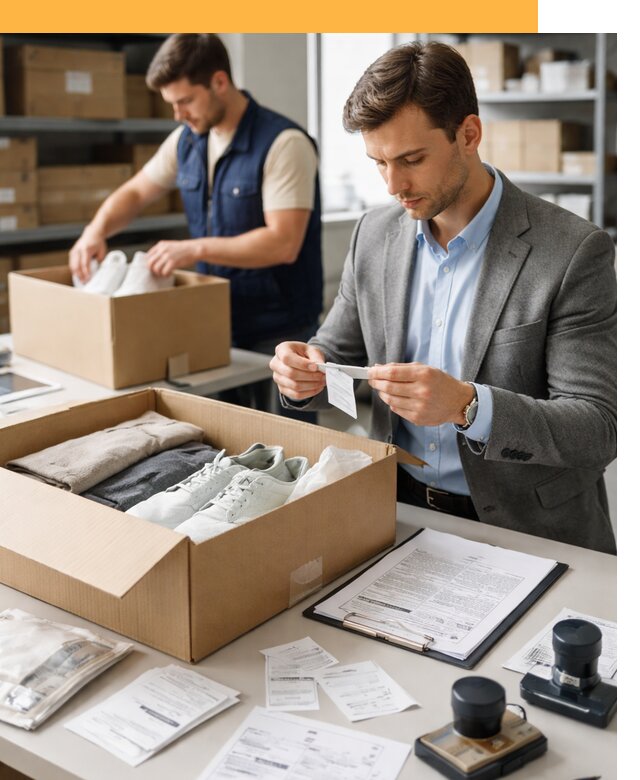 Таможенное оформление одежды и обуви по выгодной цене от 6976 руб