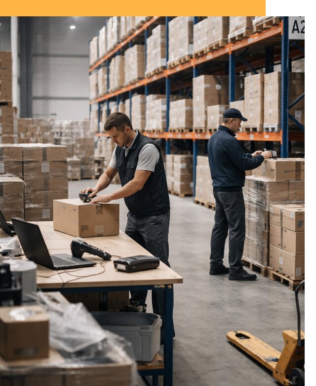 Склад консолидации в Европе: хранение, сортировка от 6976